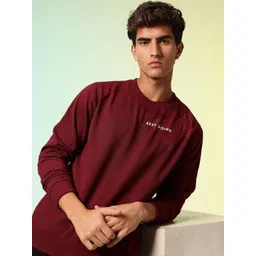 HRX by Hrithik Roshan Brand Logo Printed Sweatshirt-picture-40