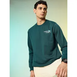 HRX by Hrithik Roshan Brand Logo Printed Sweatshirt-picture-28