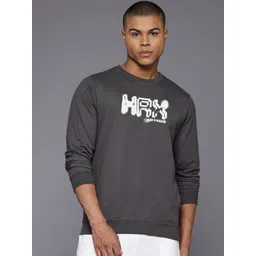 HRX by Hrithik Roshan Brand Logo Printed Training Sweatshirt-picture-14