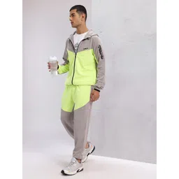 HRX by Hrithik Roshan Colourblock Rapid-Dry Running Tracksuit-picture-14