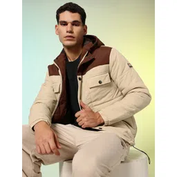 HRX by Hrithik Roshan Colourblocked Hooded Outdoor Puffer Jacket-picture-19