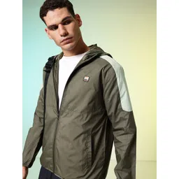 HRX by Hrithik Roshan Colourblocked Hooded Outdoor Sporty Jacket-picture-14