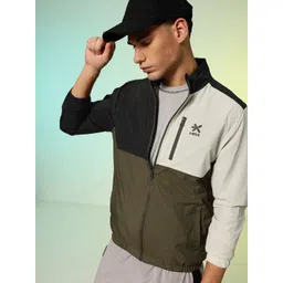 HRX by Hrithik Roshan Colourblocked Rapid-Dry Outdoor Bomber Jacket-picture-33