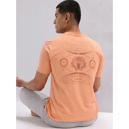 HRX by Hrithik Roshan Conversational Print Pure Cotton Yoga T-shirt-picture-24