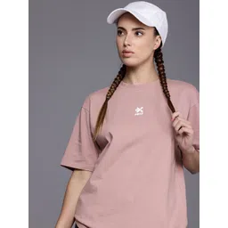 HRX by Hrithik Roshan Lifestyle Drop-Shoulder Sleeves Oversized T-shirt-picture-38