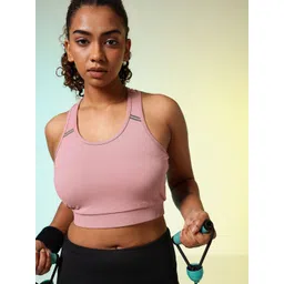 HRX by Hrithik Roshan Lightly Padded Rapid-Dry Training Bra HR_SS25_W_BA_KT059_03_B-picture-27