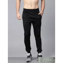 HRX by Hrithik Roshan Men Black & Grey Pack of 2 Solid Joggers-picture-32