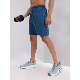 HRX by Hrithik Roshan Men Brand Logo Print Detail Mid-Rise Training Shorts-picture-18