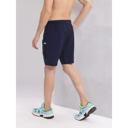 HRX by Hrithik Roshan Men Brand Logo Print Detail Training Shorts with Contrast Piping image 4