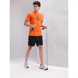 HRX by Hrithik Roshan Men Brand Logo Printed Rapid-Dry Training T-shirt-picture-13