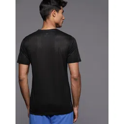 HRX by Hrithik Roshan Men Brand Logo Printed Rapid-Dry Training T-shirt image 4