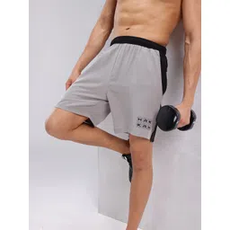 HRX by Hrithik Roshan Men Colourblocked Mid-Rise Training Shorts-picture-35