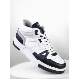 HRX by Hrithik Roshan Men Colourblocked PU High-Top Sneakers-picture-40