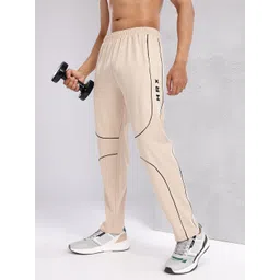 HRX by Hrithik Roshan Men Contrast Piping Rapid-Dry Training Track Pants-picture-32