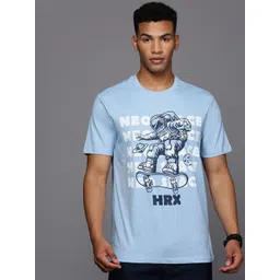 HRX by Hrithik Roshan Men Graphic Printed Round Neck T-shirt-picture-37
