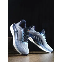 HRX by Hrithik Roshan Men Grey & Blue Aircube Running Shoes-picture-34