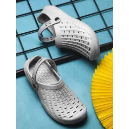 HRX by Hrithik Roshan Men Grey Rubber Clogs-picture-36