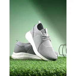 HRX by Hrithik Roshan Men Grey Textured Running Shoes-picture-37