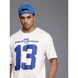 HRX by Hrithik Roshan Men Lifestyle Printed Drop-Shoulder Sleeves Oversized T-shirt-picture-30