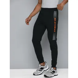 HRX by Hrithik Roshan Men Lifestyle Typography Printed Terry Joggers-picture-25