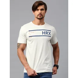 HRX by Hrithik Roshan Men Off-White Printed T-shirt-picture-12