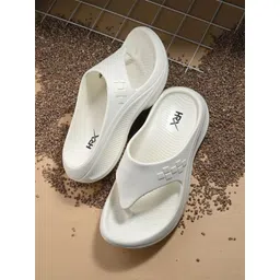 HRX by Hrithik Roshan Men Off White Thong Flip-Flops-picture-14