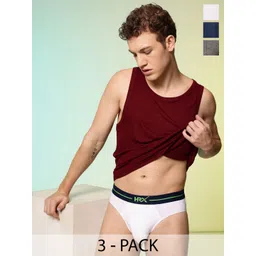 HRX by Hrithik Roshan Men Pack Of 3 Anti-Microbial Briefs HRX_SS25_M_BRF_CS3_001_A-image-11