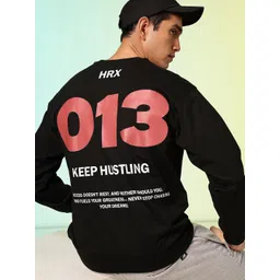 HRX by Hrithik Roshan Men Printed Oversized Sweatshirt-picture-28