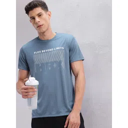 HRX by Hrithik Roshan Men Printed Rapid-Dry Training T-shirt-picture-17