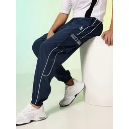 HRX by Hrithik Roshan Men Rapid-Dry Cargo Style Panelled Joggers-picture-37