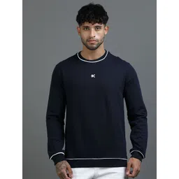 HRX by Hrithik Roshan Men Self Design Round Neck Pullover Sweatshirt-picture-12