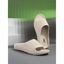 HRX by Hrithik Roshan Men Self Design Rubber Sliders-picture-26