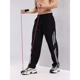 hrx by hrithik roshan Men Solid Black Track Pants-picture-21