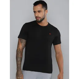 HRX by Hrithik Roshan Men Solid Brand Logo Regular Fit T-shirt-picture-29