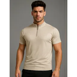 HRX by Hrithik Roshan Men Solid Henley Neck T-shirt-picture-22