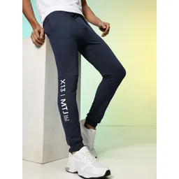 HRX by Hrithik Roshan Men Solid Joggers with Typography Detail-picture-40