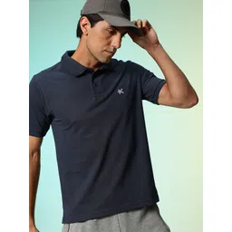 HRX by Hrithik Roshan Men Solid Polo Collar T-shirt-picture-36
