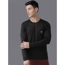HRX by Hrithik Roshan Men Solid Round Neck Rapid-Dry Training T-shirt-picture-31