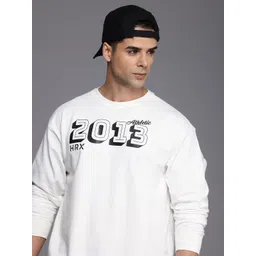 HRX by Hrithik Roshan Men Typography Printed Oversized Sweatshirt-picture-27