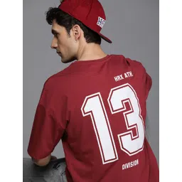 HRX by Hrithik Roshan Men Typography Printed Pure Cotton T-shirt-picture-40