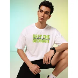 HRX by Hrithik Roshan Men Typography Printed Pure Cotton T-shirt-picture-25