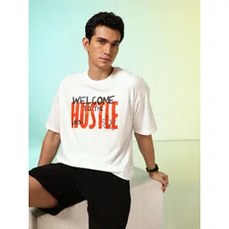 HRX by Hrithik Roshan Men Typography Printed Pure Cotton T-shirt-picture-26