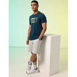 HRX by Hrithik Roshan Men Typography Printed Rapid-Dry Training T-shirt image 2