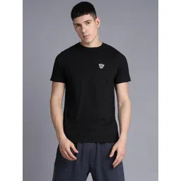 HRX by Hrithik Roshan Men V-Neck Applique T-shirt-picture-13