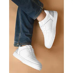 HRX by Hrithik Roshan Men White Perforations Lightweight Comfort Insole Sneakers-picture-30