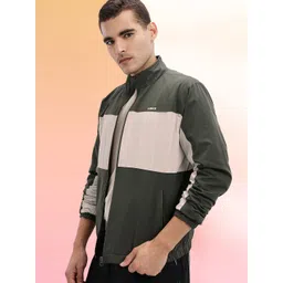 HRX by Hrithik Roshan Mock Collar Colorblocked Tailored Jacket-picture-37