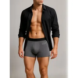 HRX by Hrithik Roshan Pack Of 2 Flexible Elastic Waistband Irritation-Free Trunks-picture-10