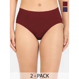 HRX by Hrithik Roshan Pack Of 2 High-Rise Hipster Briefs-picture-11