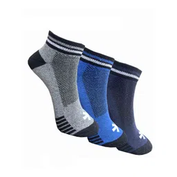 HRX by Hrithik Roshan Pack Of 3 Cotton Ankle Length Socks-picture-29