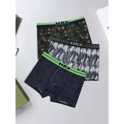 HRX by Hrithik Roshan Pack of 3 Printed Short Trunk-picture-10